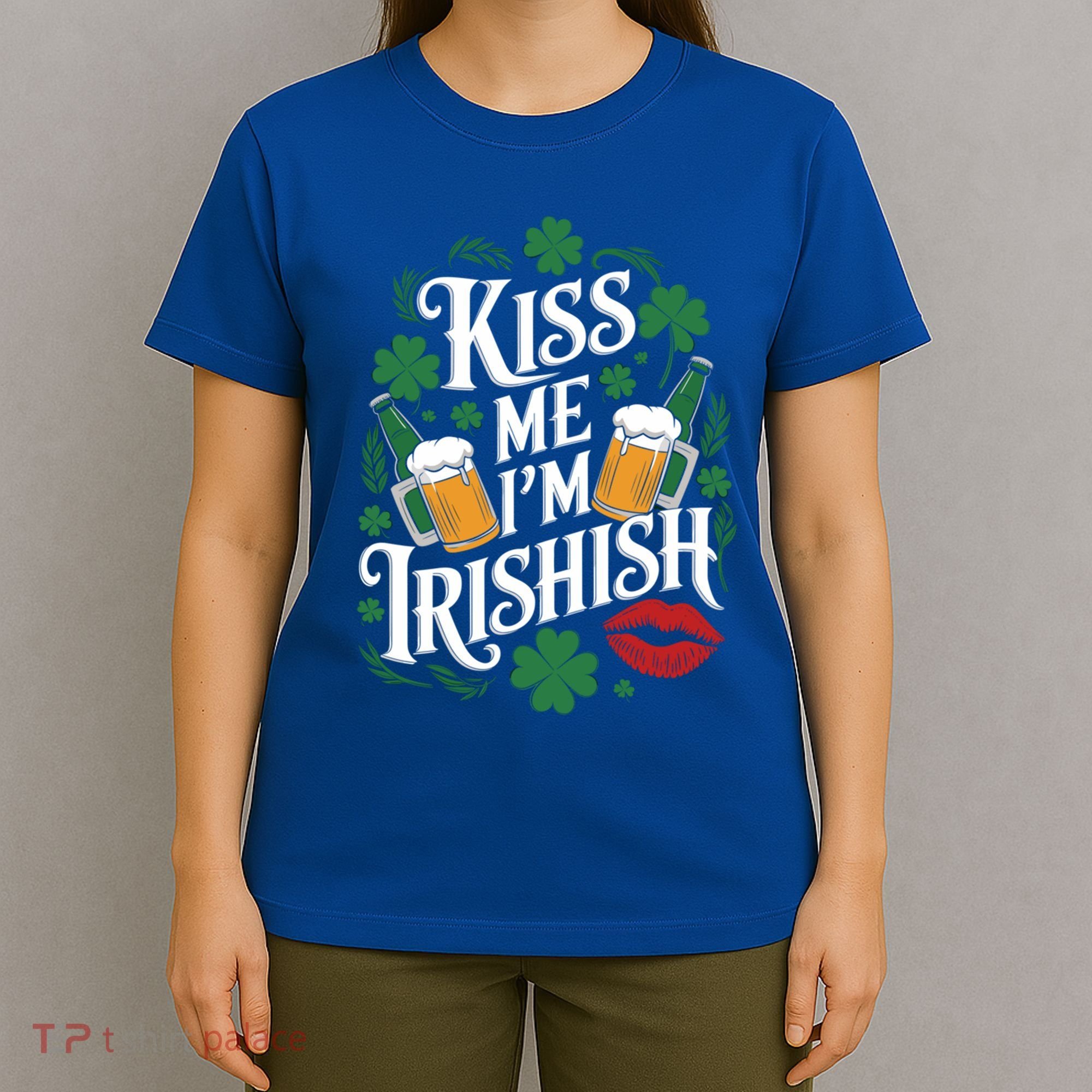 Me I’M Irishish Funny St Patrick’S Day Beer Ing Gift T-Shirt