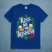 Me I’M Irishish Funny St Patrick’S Day Beer Ing Gift T-Shirt thumb 5