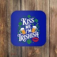 Me I’M Irishish Funny St Patrick’S Day Beer Ing Gift Coaster thumb 0
