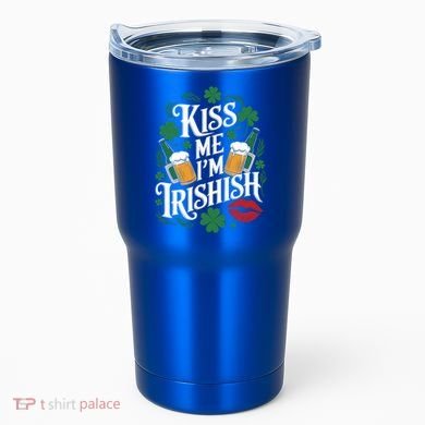 Me I’M Irishish Funny St Patrick’S Day Beer Ing Gift Tumbler
