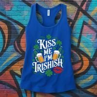 Me I’M Irishish Funny St Patrick’S Day Beer Ing Gift Women's Tank Top thumb 3