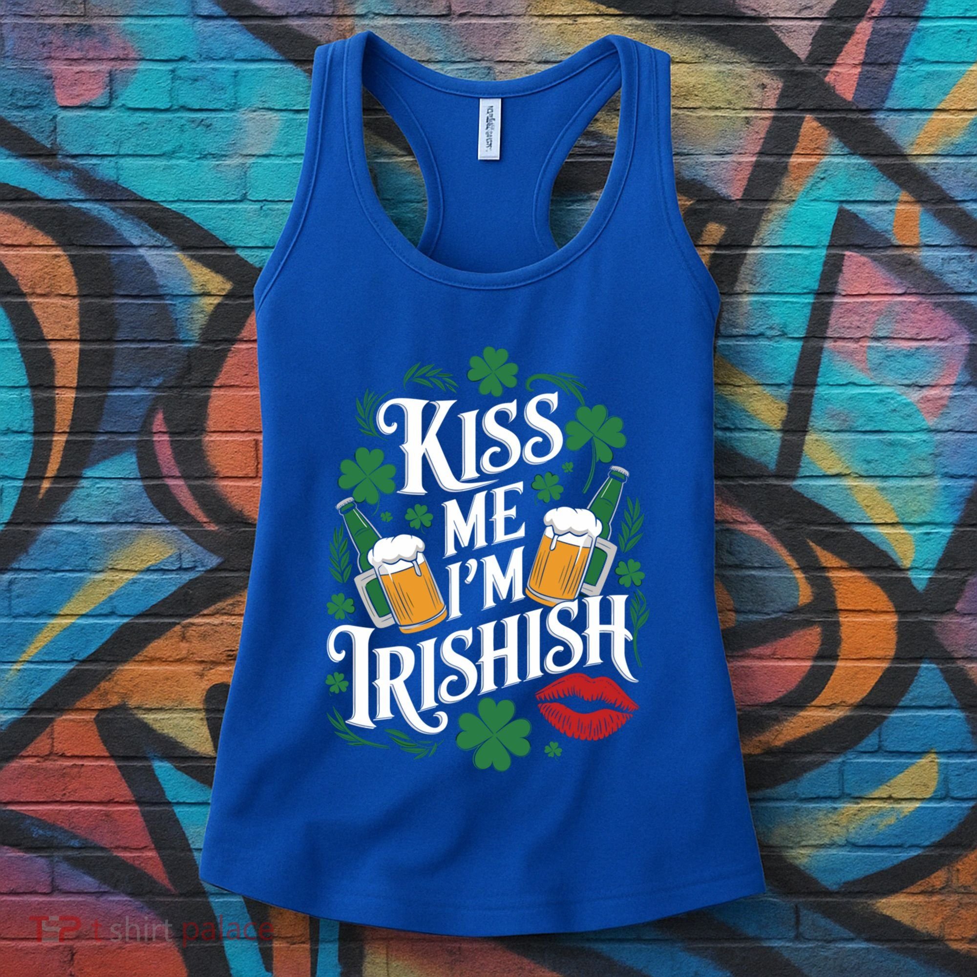 Me I’M Irishish Funny St Patrick’S Day Beer Ing Gift Women's Tank Top