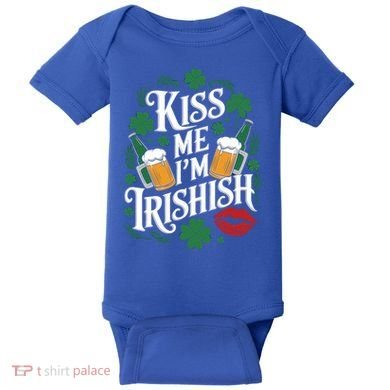 Me I’M Irishish Funny St Patrick’S Day Beer Ing Gift Baby Bodysuit