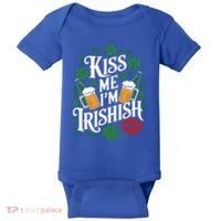 Me I’M Irishish Funny St Patrick’S Day Beer Ing Gift Baby Bodysuit thumb 0