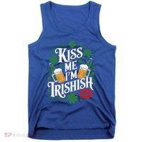 Me I’M Irishish Funny St Patrick’S Day Beer Ing Gift Tank Top thumb 0
