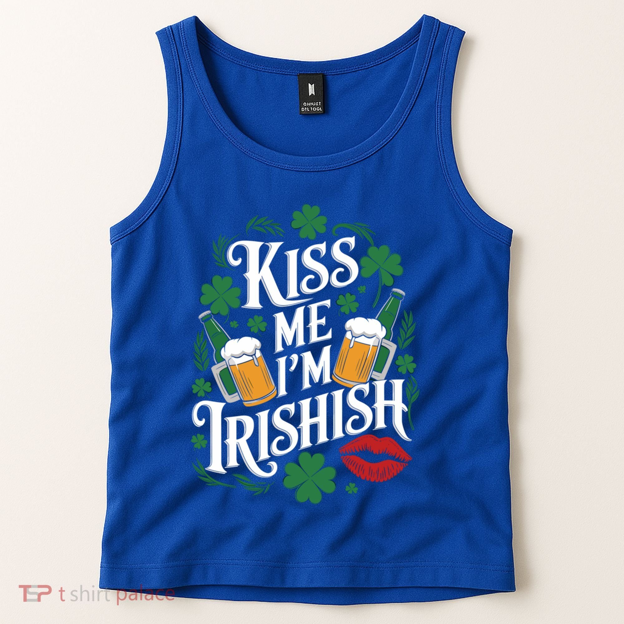 Me I’M Irishish Funny St Patrick’S Day Beer Ing Gift Tank Top