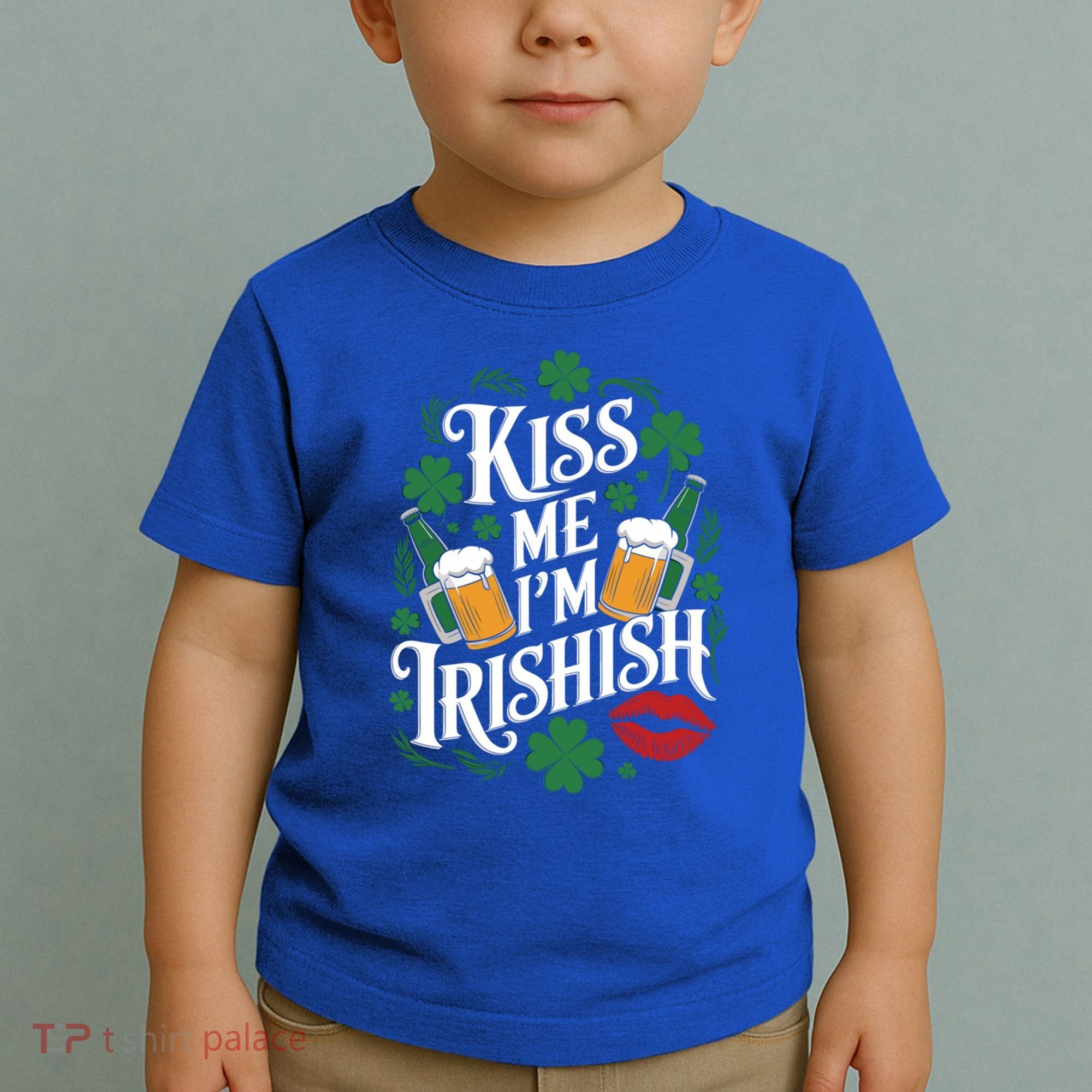 Me I’M Irishish Funny St Patrick’S Day Beer Ing Gift Toddler T-Shirt