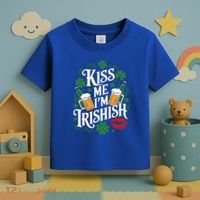 Me I’M Irishish Funny St Patrick’S Day Beer Ing Gift Toddler T-Shirt thumb 3
