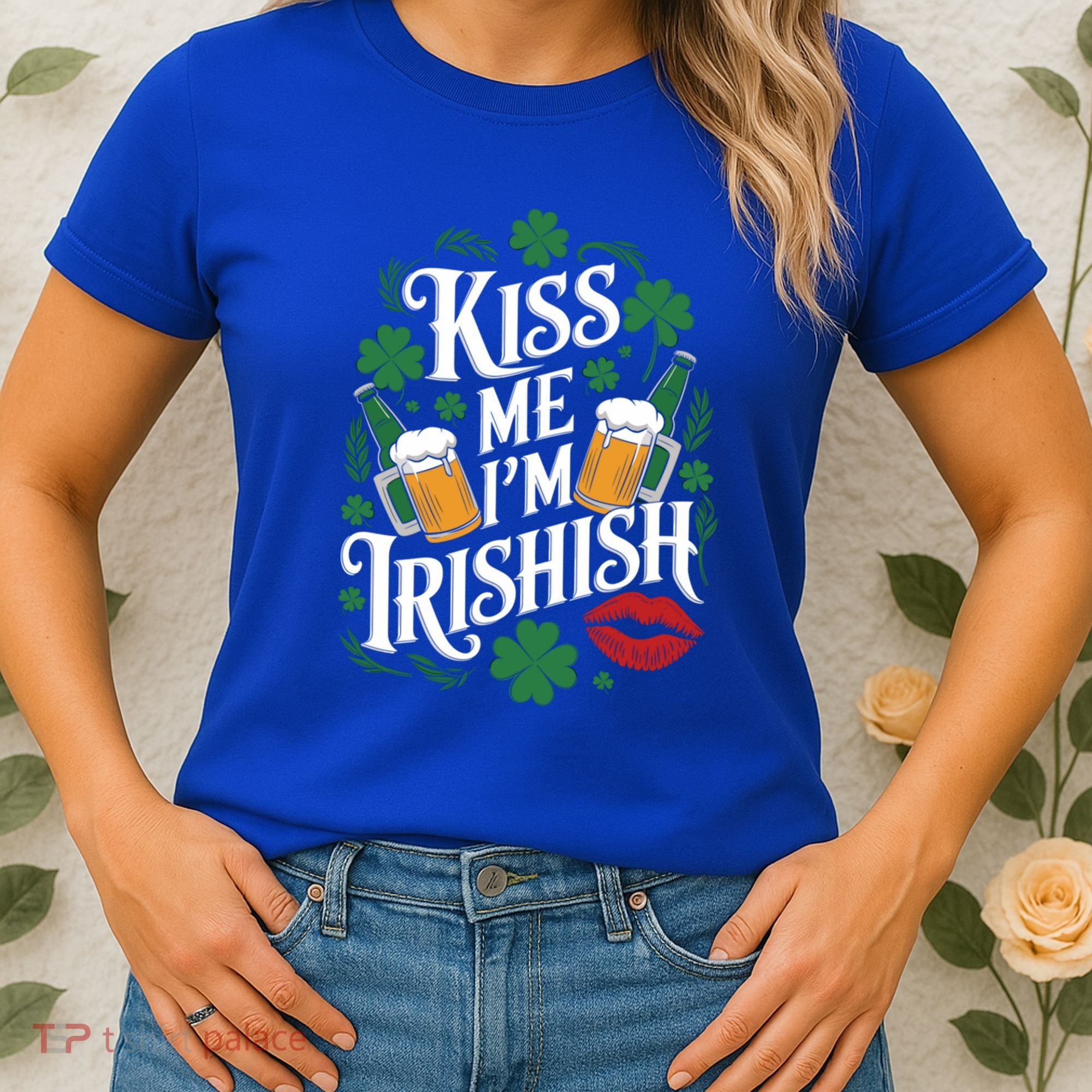Me I’M Irishish Funny St Patrick’S Day Beer Ing Gift Women's T-Shirt