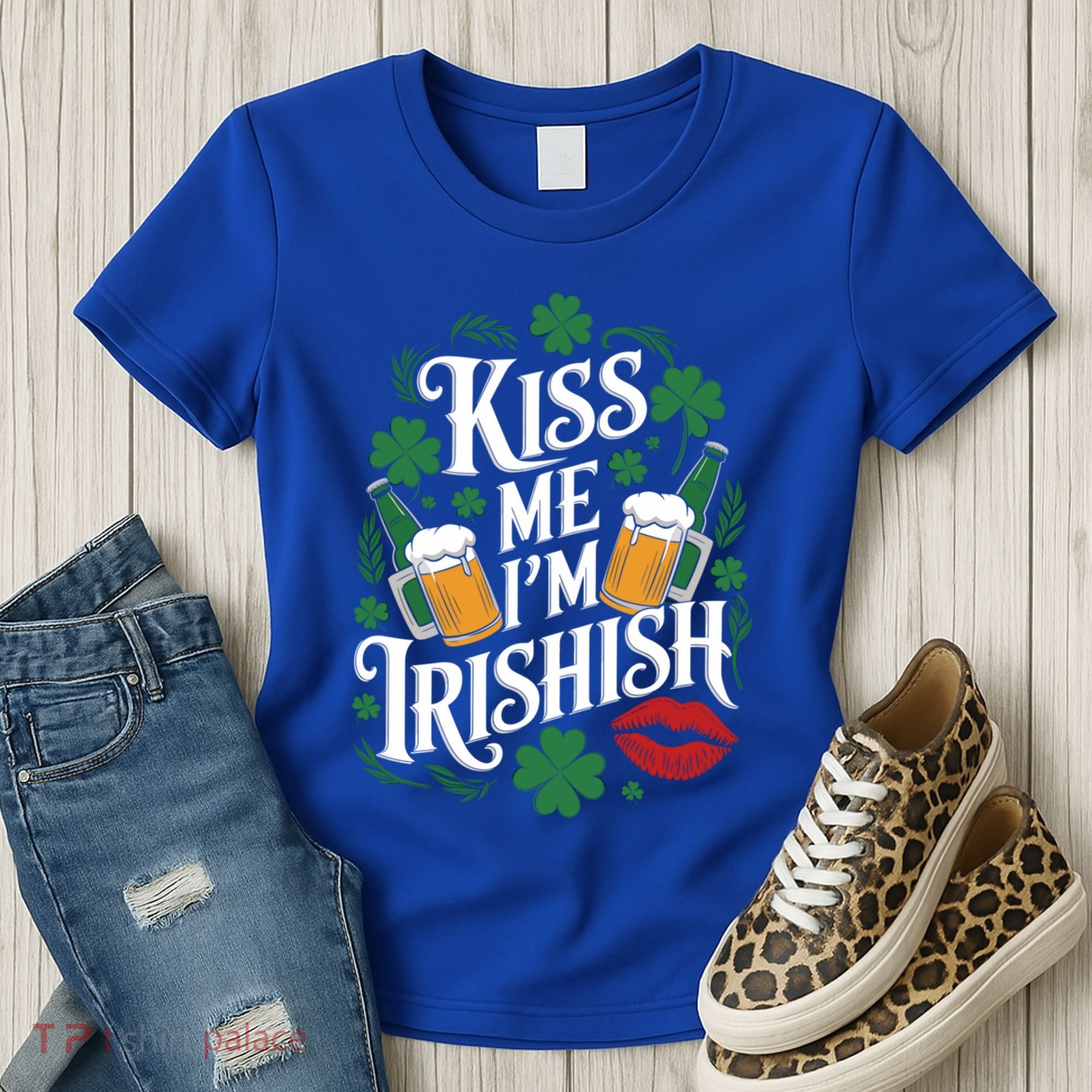 Me I’M Irishish Funny St Patrick’S Day Beer Ing Gift Women's T-Shirt