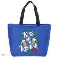 Me I’M Irishish Funny St Patrick’S Day Beer Ing Gift Tote Bag thumb 0