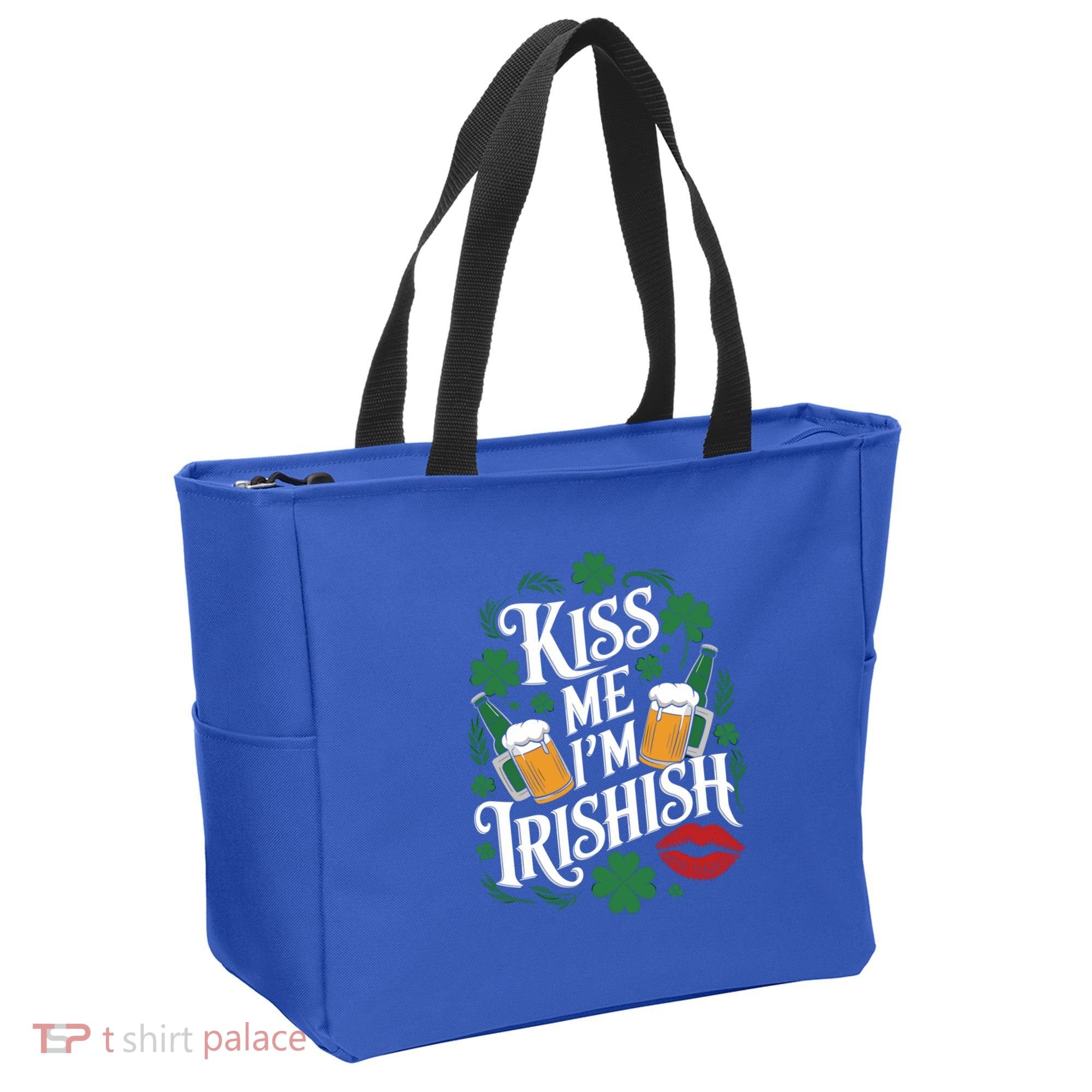 Me I’M Irishish Funny St Patrick’S Day Beer Ing Gift Tote Bag
