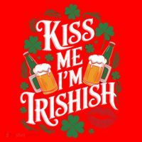 Me I’M Irishish Funny St Patrick’S Day Beer Ing Gift Santa Hat thumb 1