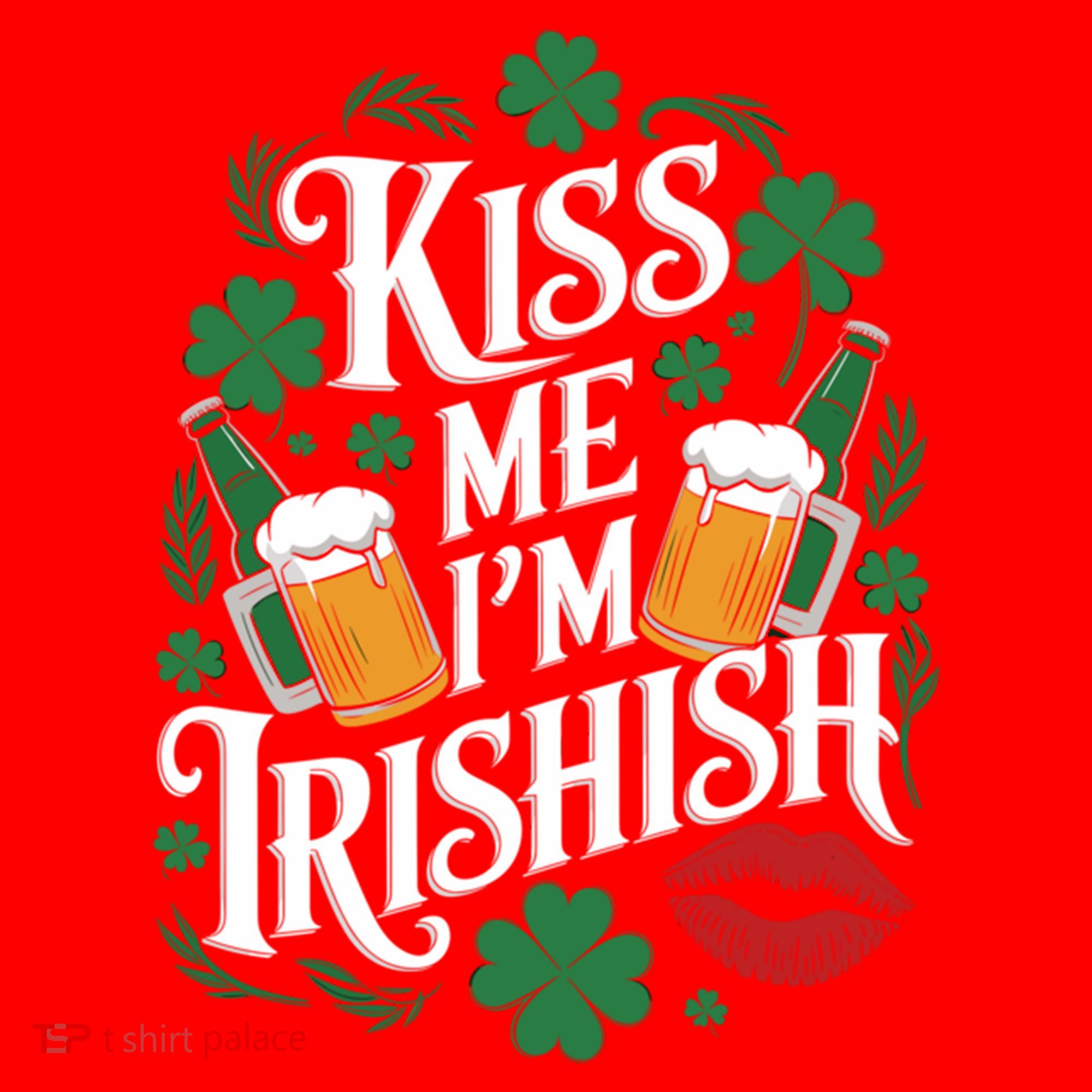 Me I’M Irishish Funny St Patrick’S Day Beer Ing Gift Santa Hat