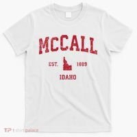 Mccall Idaho Id Vintage Sports T-Shirt thumb 0
