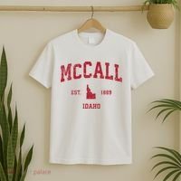 Mccall Idaho Id Vintage Sports T-Shirt thumb 2