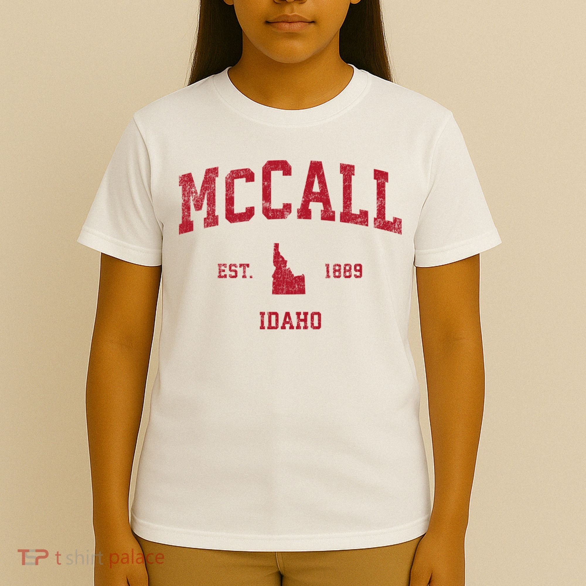 Mccall Idaho Id Vintage Sports T-Shirt