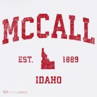 Mccall Idaho Id Vintage Sports T-Shirt thumb 7