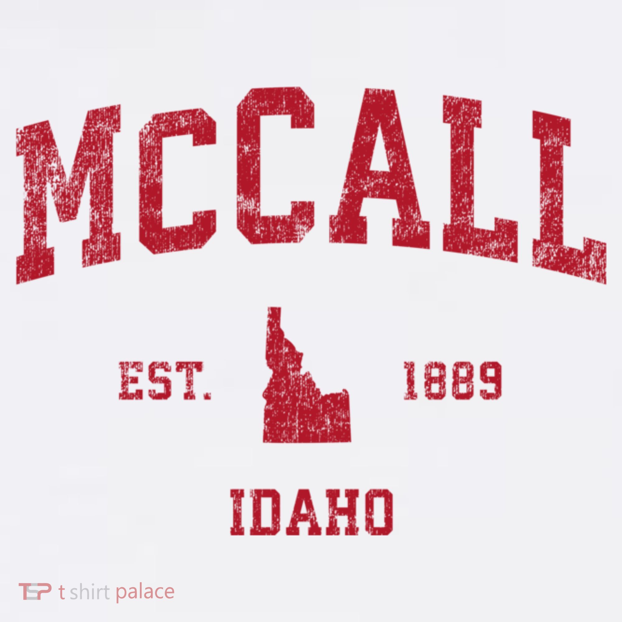 Mccall Idaho Id Vintage Sports T-Shirt