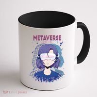Metaverse I'm In Anime Coffee Mug thumb 1