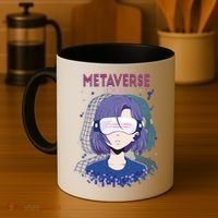 Metaverse I'm In Anime Coffee Mug thumb 4