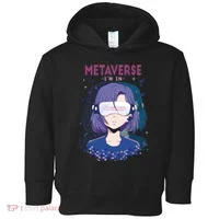 Metaverse I'm In Anime Toddler Hoodie thumb 0