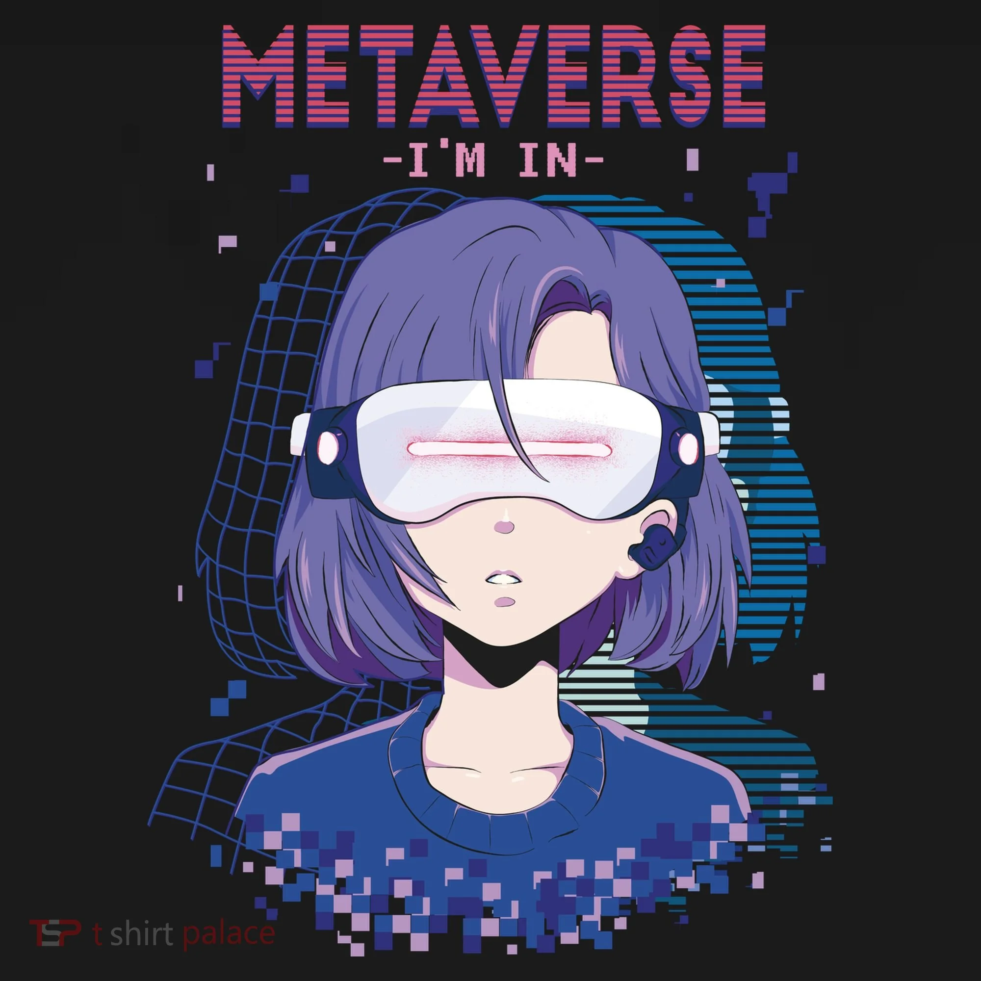 Metaverse I'm In Anime Toddler Hoodie