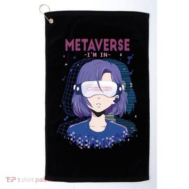 Metaverse I'm In Anime Golf Towel