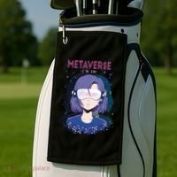 Metaverse I'm In Anime Golf Towel thumb 2