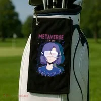 Metaverse I'm In Anime Golf Towel thumb 2