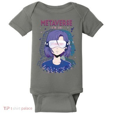 Metaverse I'm In Anime Baby Bodysuit