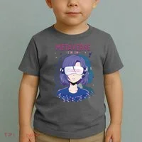 Metaverse I'm In Anime Toddler T-Shirt thumb 2