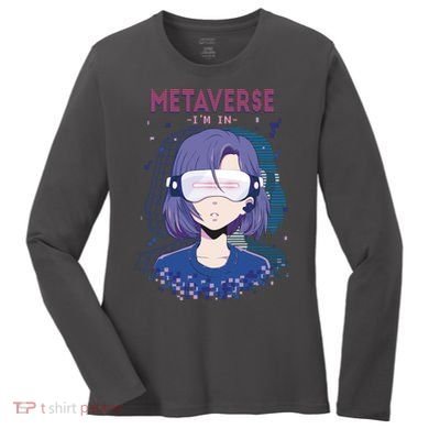 Metaverse I'm In Anime Women's Long Sleeve Shirt