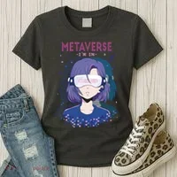 Metaverse I'm In Anime Women's T-Shirt thumb 3