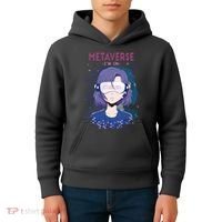 Metaverse I'm In Anime Kids Hoodie thumb 4
