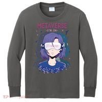 Metaverse I'm In Anime Kids Long Sleeve Shirt thumb 0
