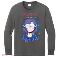 Metaverse I'm In Anime Kids Long Sleeve Shirt thumb 0