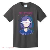 Metaverse I'm In Anime Kids T-Shirt thumb 0