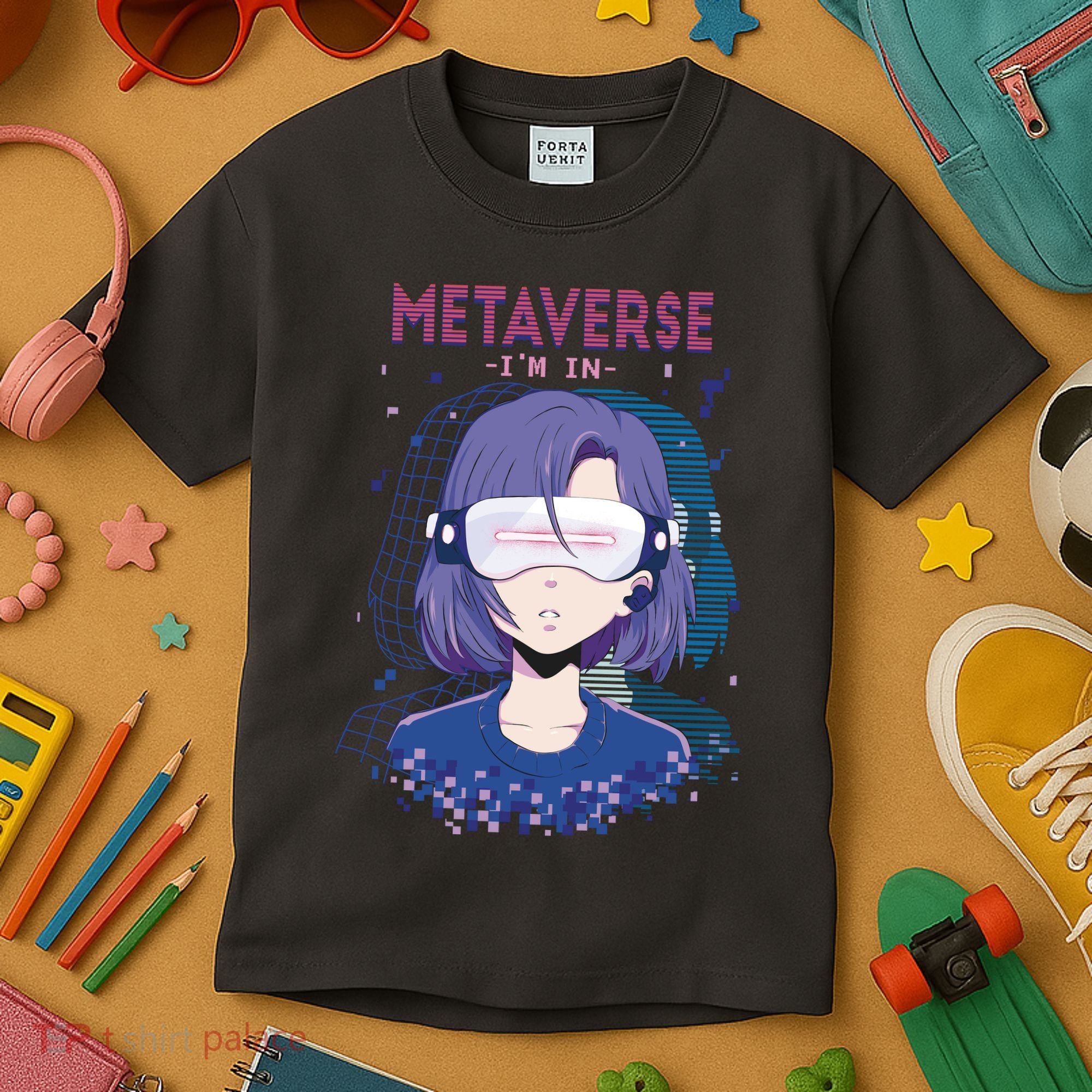 Metaverse I'm In Anime Kids T-Shirt
