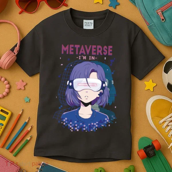 Metaverse I'm In Anime Kids T-Shirt