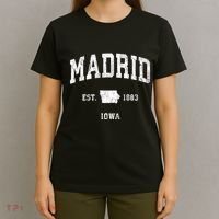 Madrid Iowa Ia Vintage Athletic T-Shirt thumb 4