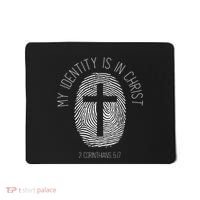 My Identity Is In Christ Jesus Christian Bible Verse Mousepad thumb 0