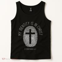 My Identity Is In Christ Jesus Christian Bible Verse Tank Top thumb 2