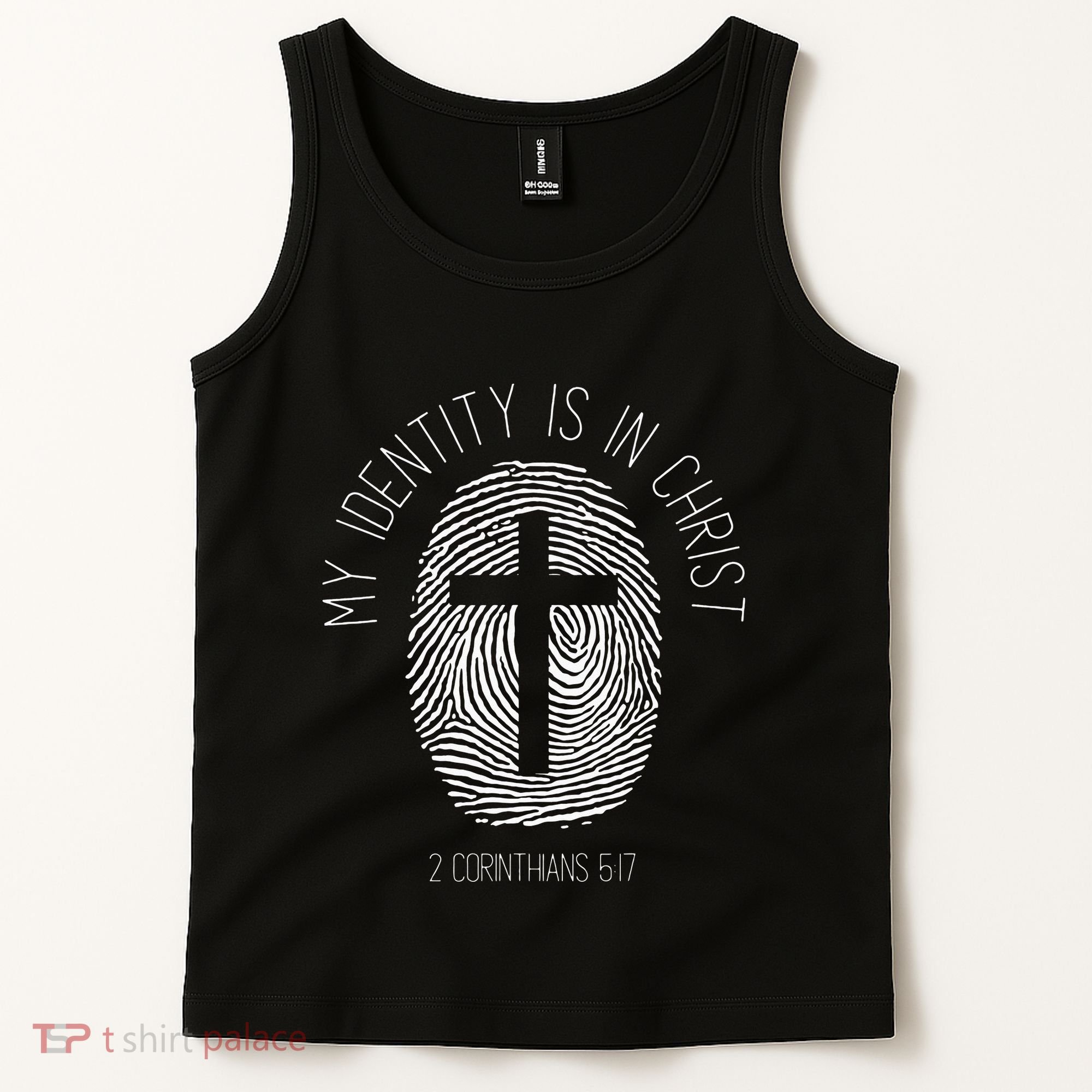 My Identity Is In Christ Jesus Christian Bible Verse Tank Top