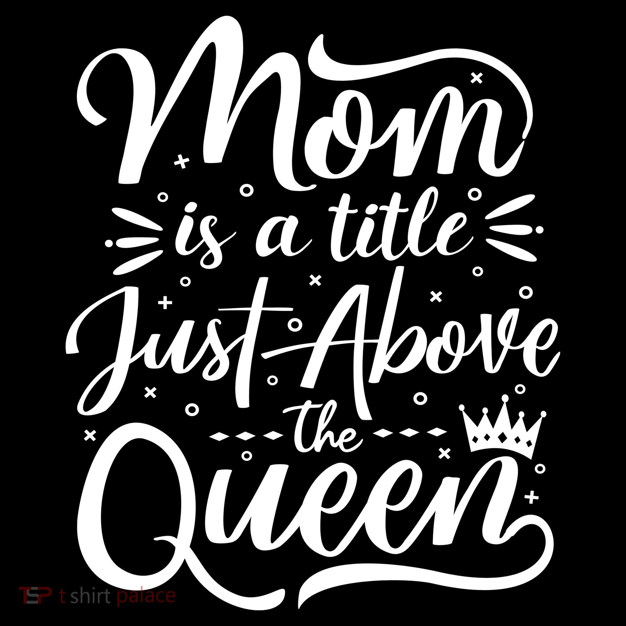 Mom Is Just A Title Above The Queen Women's Hoodie