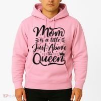 Mom Is Just A Title Above The Queen Hoodie thumb 2