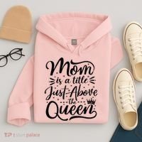 Mom Is Just A Title Above The Queen Hoodie thumb 4