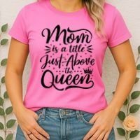 Mom Is Just A Title Above The Queen Women's T-Shirt thumb 2