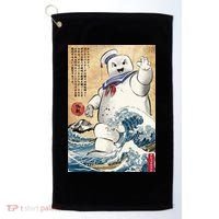 Marshmallow In Japan Golf Towel thumb 0