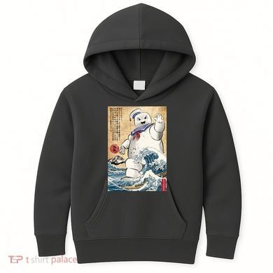 Marshmallow In Japan Kids Hoodie